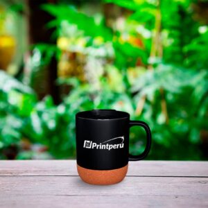 Mug Cerámico Base Corcho