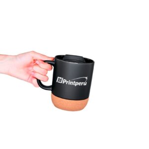 Mug Cerámico Base Corcho