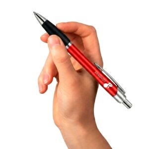 Lapicero plastico rojo